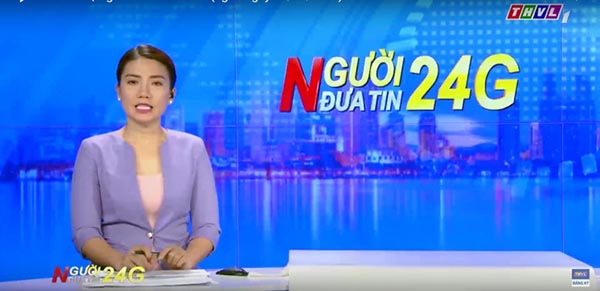 nu mc xinh dep len tieng ve hanh dong ngoay mui tren song truyen hinh