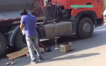 ha noi xe may va cham voi xe dau keo mot phu nu tu vong