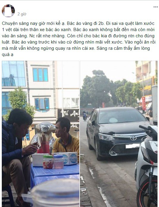 cau chuyen dep dam vao xe hoi nguoi dan ong di xe may khong phai den tien ma con duoc moi di an sang