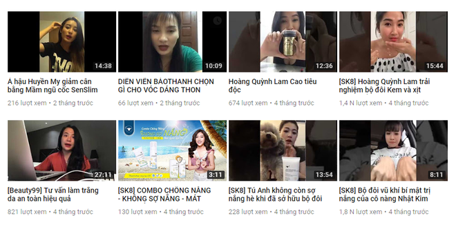 ngoai cac a hau dien vien lam dai su thuong hieu hang loat nguoi noi tieng nay cung da livestream quang cao my pham cua thu trang