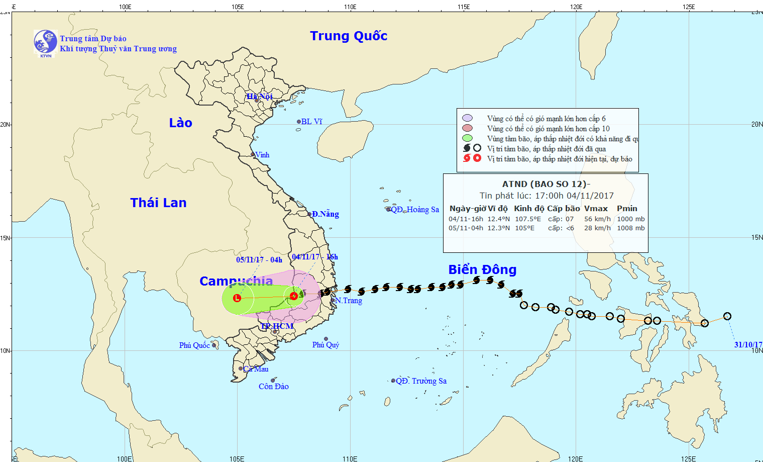 bao so 12 suy yeu thanh ap thap nhiet doi suc gio manh nhat giat cap 9