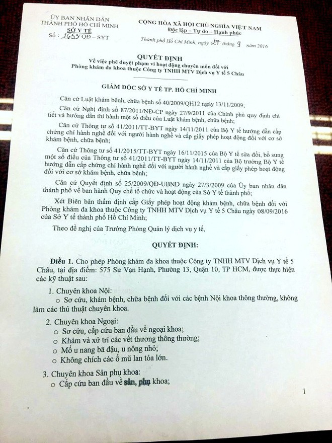 tphcm ngua vung kin nam benh nhan to phong kham doa sap ung thu liet duong vat de chiem doat hon 30 trieu dong