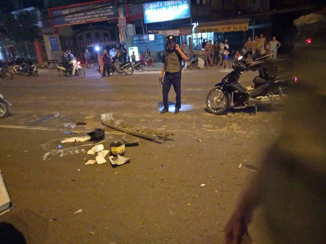 dong nai xe tai tong xe may 2 nguoi bi thuong nang