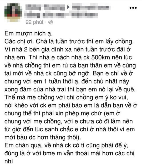 co ai nhu nang dau nay khong lay chong ma dua ca ban than ve o chung nguyen tuan nam cung ca giuong tan hon