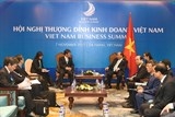 thu tuong tiep bo truong nhat ban va dai dien cac doanh nghiep nuoc ngoai ben le vbs