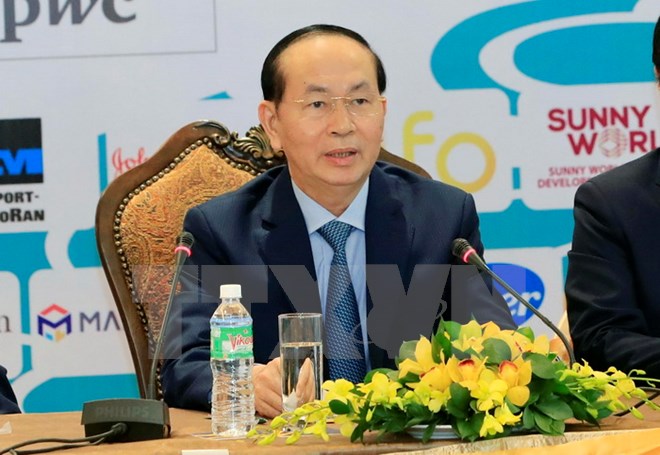 chu tich nuoc tran dai quang gap go cac doanh nghiep lon cua hoa ky