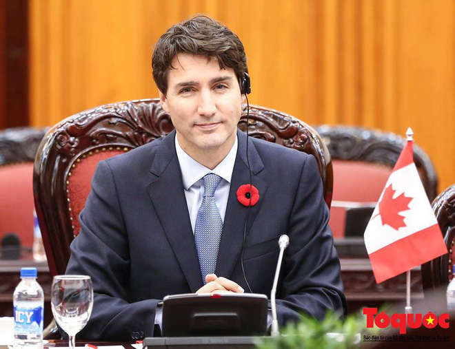 noi tieng boi ve dien trai va lich lam khi dat chan toi viet nam thu tuong canada lai cang khien moi nguoi phai tram tro