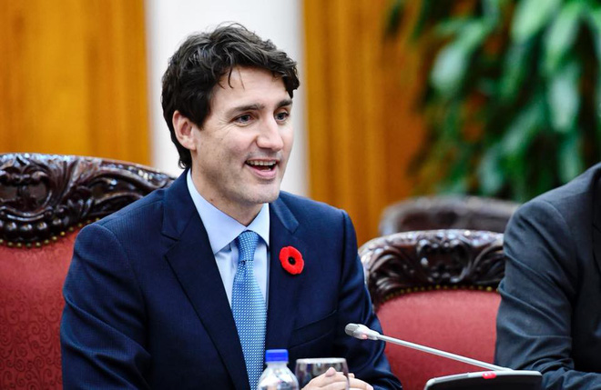 noi tieng boi ve dien trai va lich lam khi dat chan toi viet nam thu tuong canada lai cang khien moi nguoi phai tram tro