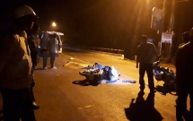 quang ninh 2 xe may tong nhau tren duong vang 1 nguoi tu vong tai cho