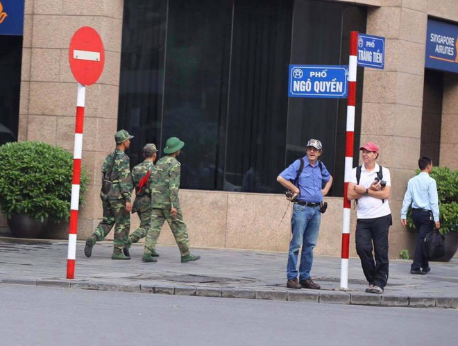 tong thong my donald trump den ha noi an ninh that chat o cac tuyen pho trung tam