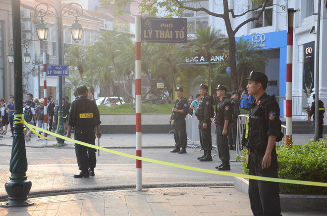 tong thong my donald trump den ha noi an ninh that chat o cac tuyen pho trung tam