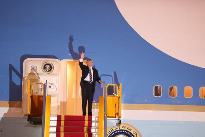 tong thong my donald trump den ha noi an ninh that chat o cac tuyen pho trung tam