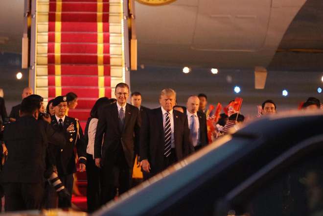 tong thong my donald trump den ha noi an ninh that chat o cac tuyen pho trung tam