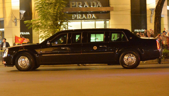 tong thong my donald trump den ha noi an ninh that chat o cac tuyen pho trung tam