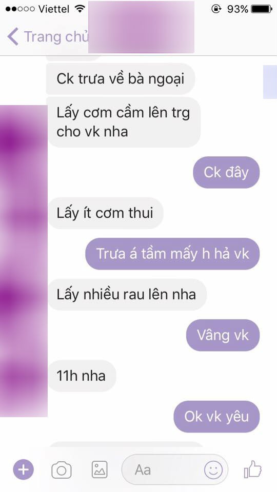 chong doi nang mang com trua den vo bau khong vua y tuyen bo anh khong phai bo cua con em