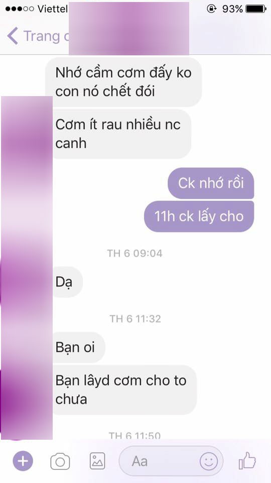 chong doi nang mang com trua den vo bau khong vua y tuyen bo anh khong phai bo cua con em