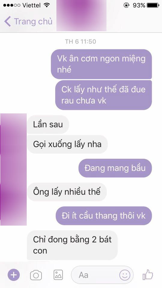 chong doi nang mang com trua den vo bau khong vua y tuyen bo anh khong phai bo cua con em