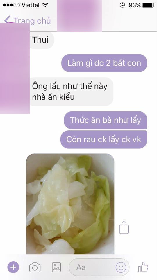 chong doi nang mang com trua den vo bau khong vua y tuyen bo anh khong phai bo cua con em