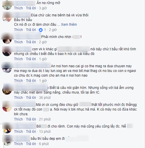 chong doi nang mang com trua den vo bau khong vua y tuyen bo anh khong phai bo cua con em