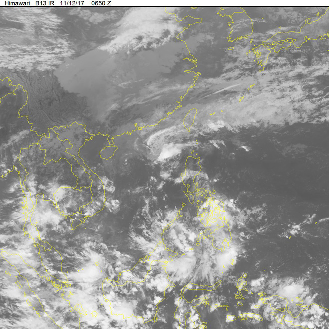 bao so 13 da suy yeu thanh ap thap nhiet doi