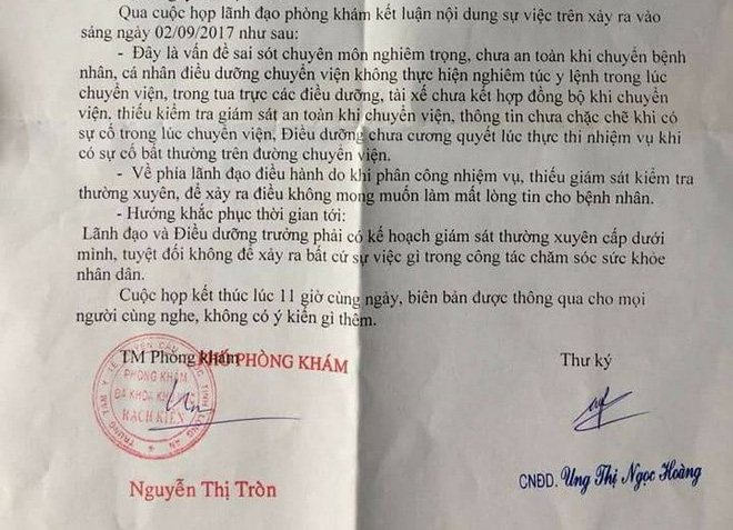 nguoi nha tuc tuoi to phong kham tac trach khien be gai 9 tuoi chet oan uong tren duong chuyen vien