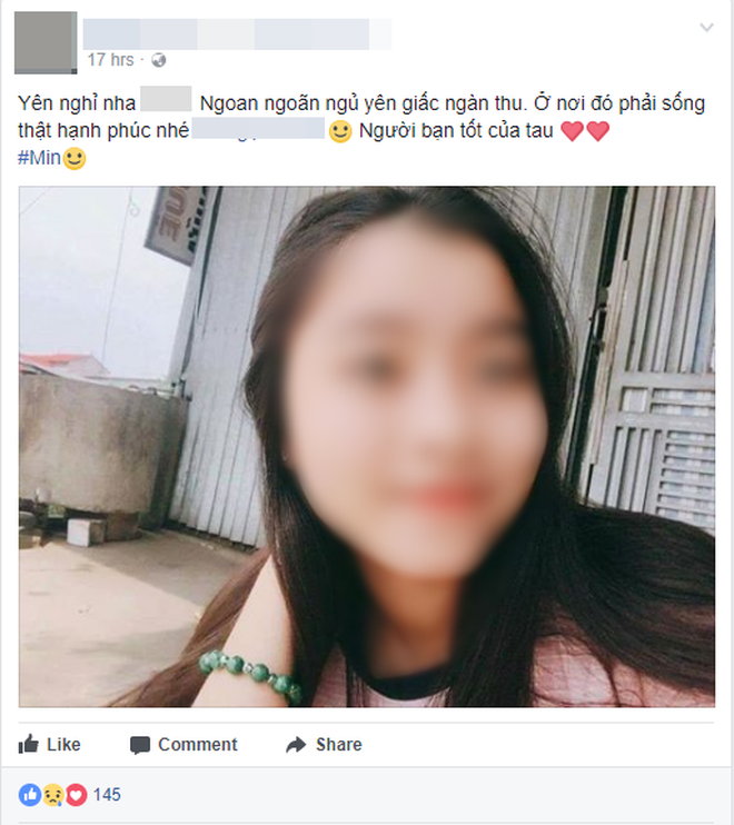 ban be bang hoang gui loi chia buon toi nu sinh lop 9 tu vong khi dang sac pin dien thoai