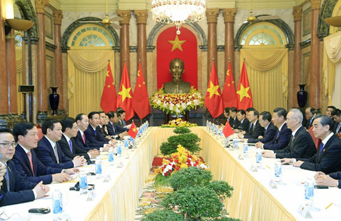 tong bi thu chu tich trung quoc tap can binh nhan manh 5 trong tam cong tac cung viet nam