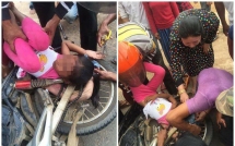 vu tai nan kho hieu cua be gai khien nguoi xung quanh hoang so