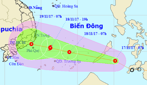 ap thap nhiet doi tien nhanh vao bien dong co the manh len thanh bao