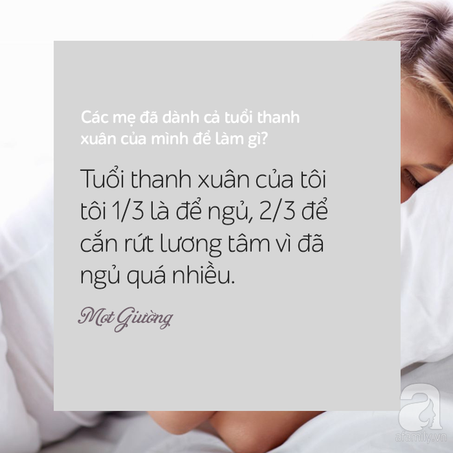 cac me tong ket xem tuoi thanh xuan cua minh da troi qua nhu the nao co ba dao nhu nay khong