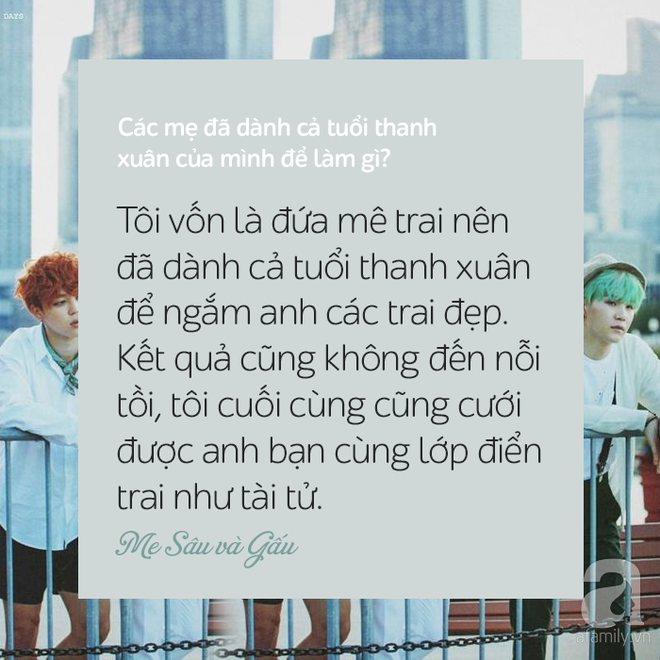 cac me tong ket xem tuoi thanh xuan cua minh da troi qua nhu the nao co ba dao nhu nay khong