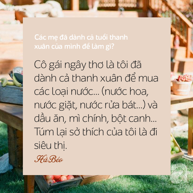 cac me tong ket xem tuoi thanh xuan cua minh da troi qua nhu the nao co ba dao nhu nay khong