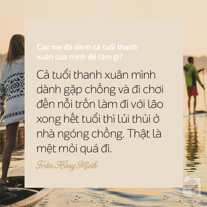 cac me tong ket xem tuoi thanh xuan cua minh da troi qua nhu the nao co ba dao nhu nay khong