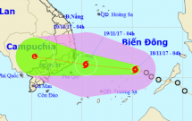 ap thap nhiet doi da manh thanh bao so 14 de doa cac tinh nam trung bo