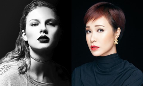 uyen linh noi gi sau khi bi chi trich vi goi taylor swift la con ran hao trai