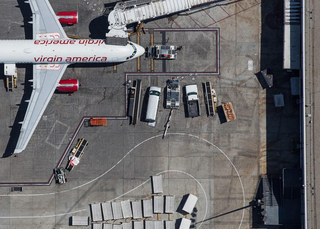 ngam ve dep an tuong cua nhung chiec may bay khong lo duoc chup tu tren cao