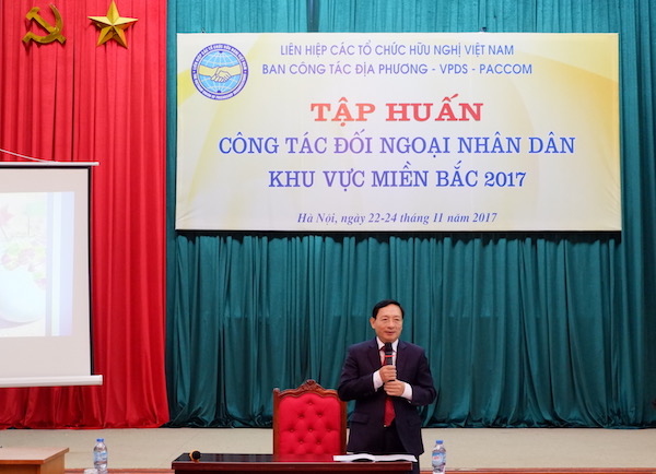 tap huan cong tac doi ngoai nhan dan cho 23 lien hiep dia phuong khu vuc phia bac