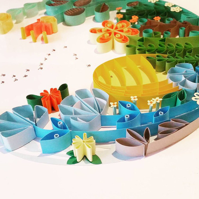 bo suu tap tranh xoan giay 3d ao dieu cua nu nghe nhan nguoi anh