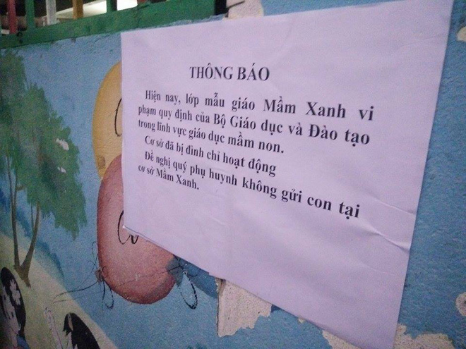 vu bao mau bao hanh hang chuc tre nho dinh chi co so mam xanh nguoi dan buc xuc vay kin xung quanh