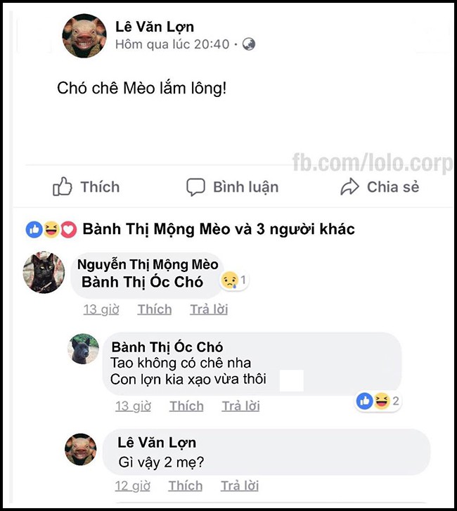 16 dong status cap nhat sieu bua cua be lu dong vat khi choi facebook