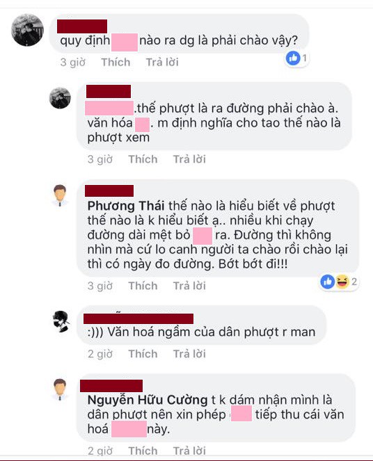 tranh cai ve luat bat thanh van cua dan phuot du khong quen cung phai vay tay chao nhau khi di duong