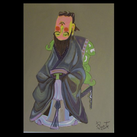 chum tranh dao nguoc cua hoa si nguyen dai giang