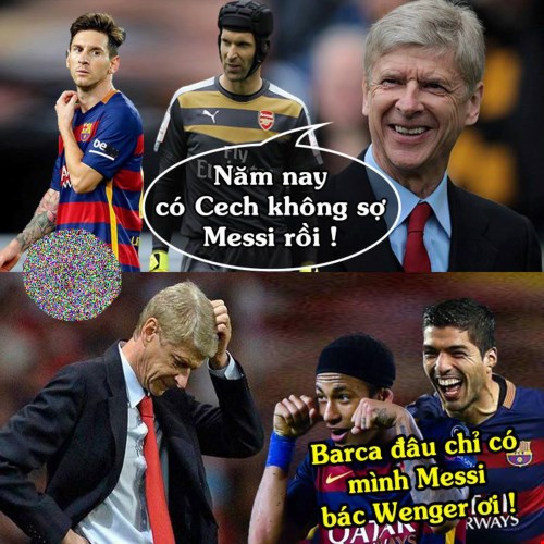 anh che arsenal meo mat khi gap barca o vong 18 champions league