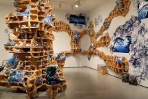 trien lam cua nghe si viet my