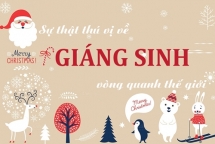 infographic su that thu vi ve giang sinh vong quanh the gioi