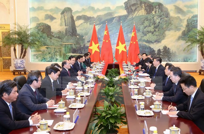 hoi dam cap cao giua doan dai bieu quoc hoi vn va doan dai bieu nhan dai tq