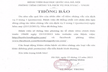 co so tiem chung phai cong khai ke hoach tiem vac xin