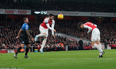 danh bai bournemouth arsenal vuon len dan dau premier league