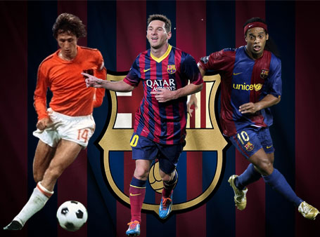 bartomeu cruyff ronaldinho va messi da lam thay doi lich su barca