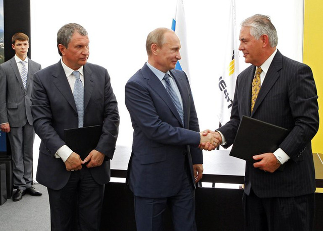 donald trump bo nhiem ceo exxon mobil lam bo truong ngoai giao